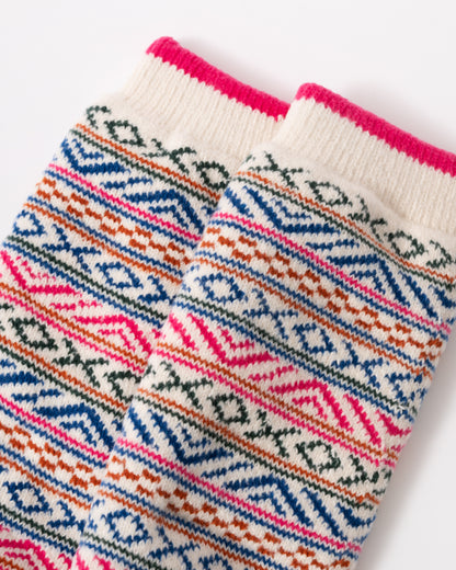 Joules Chalet Womens Socks - Pink