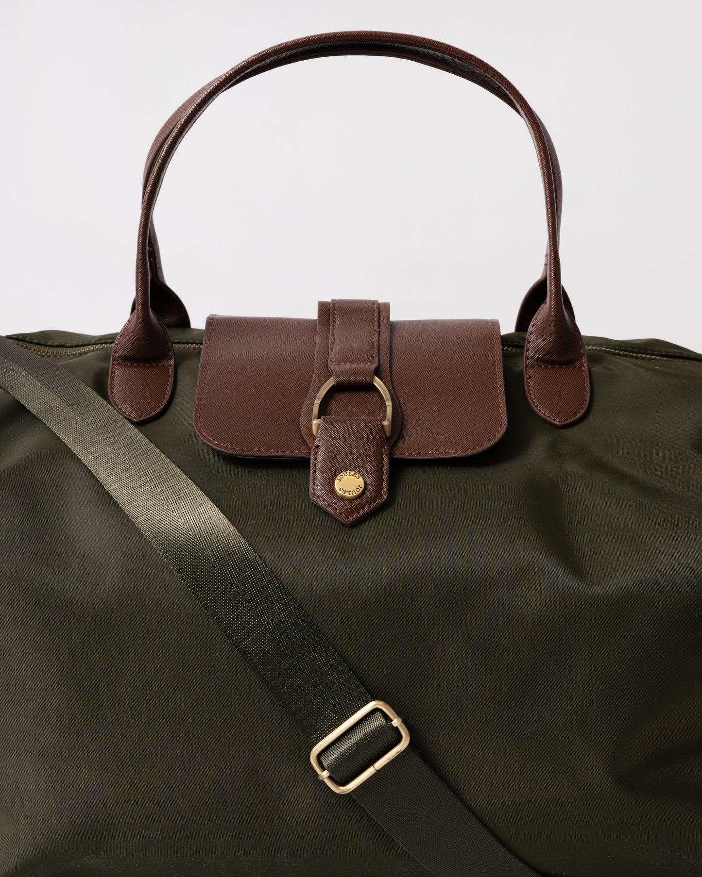 Joules Edie Womens Weekend Bag - Khaki Green