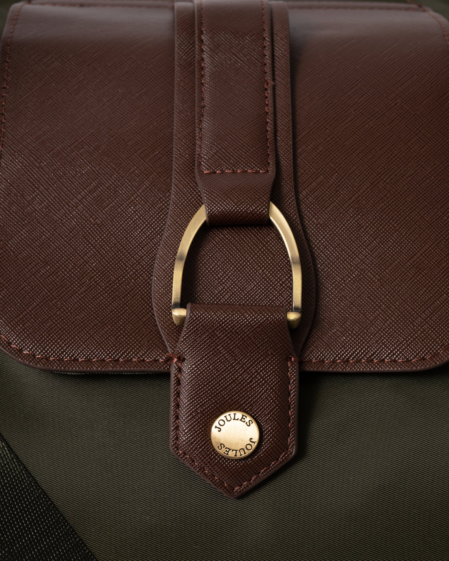 Joules Edie Womens Weekend Bag - Khaki Green