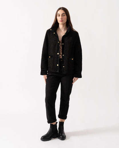 Joules Fleur Womens Jacket - Black