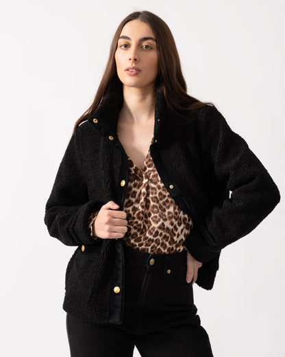 Joules Fleur Womens Jacket - Black