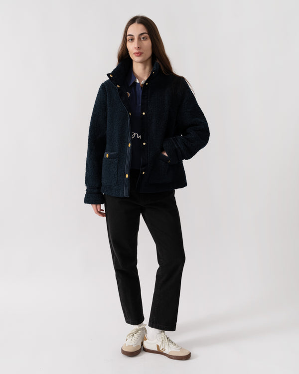 Joules Fleur Womens Jacket - Navy