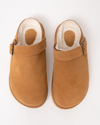 Joules Hampden Womens Slippers - Chestnut Brown