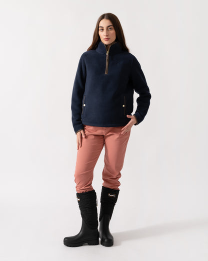 Joules Heritage 1/4 Zip Womens Fleece  - Navy