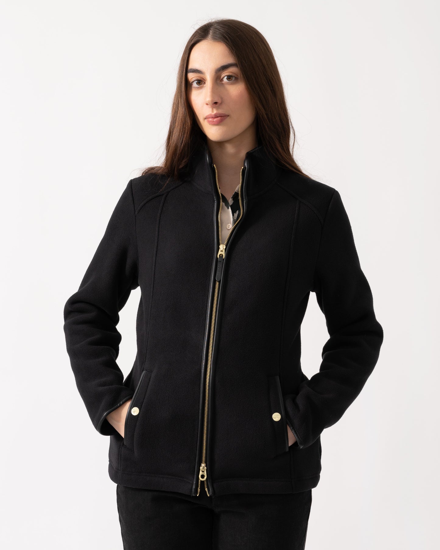 Joules Heritage Full Zip Womens Fleece - Black