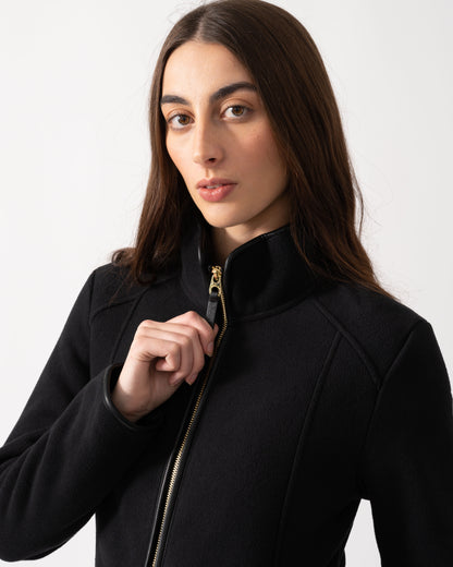 Joules Heritage Full Zip Womens Fleece - Black