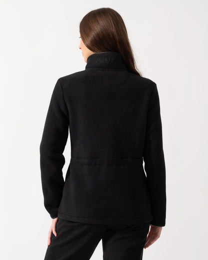 Joules Heritage Full Zip Womens Fleece - Black