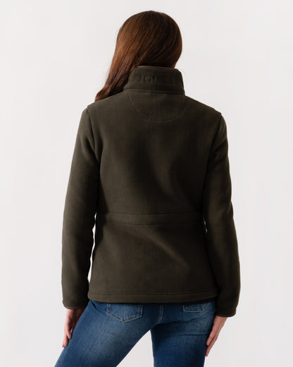 Joules Heritage Full Zip Womens Fleece  - Green
