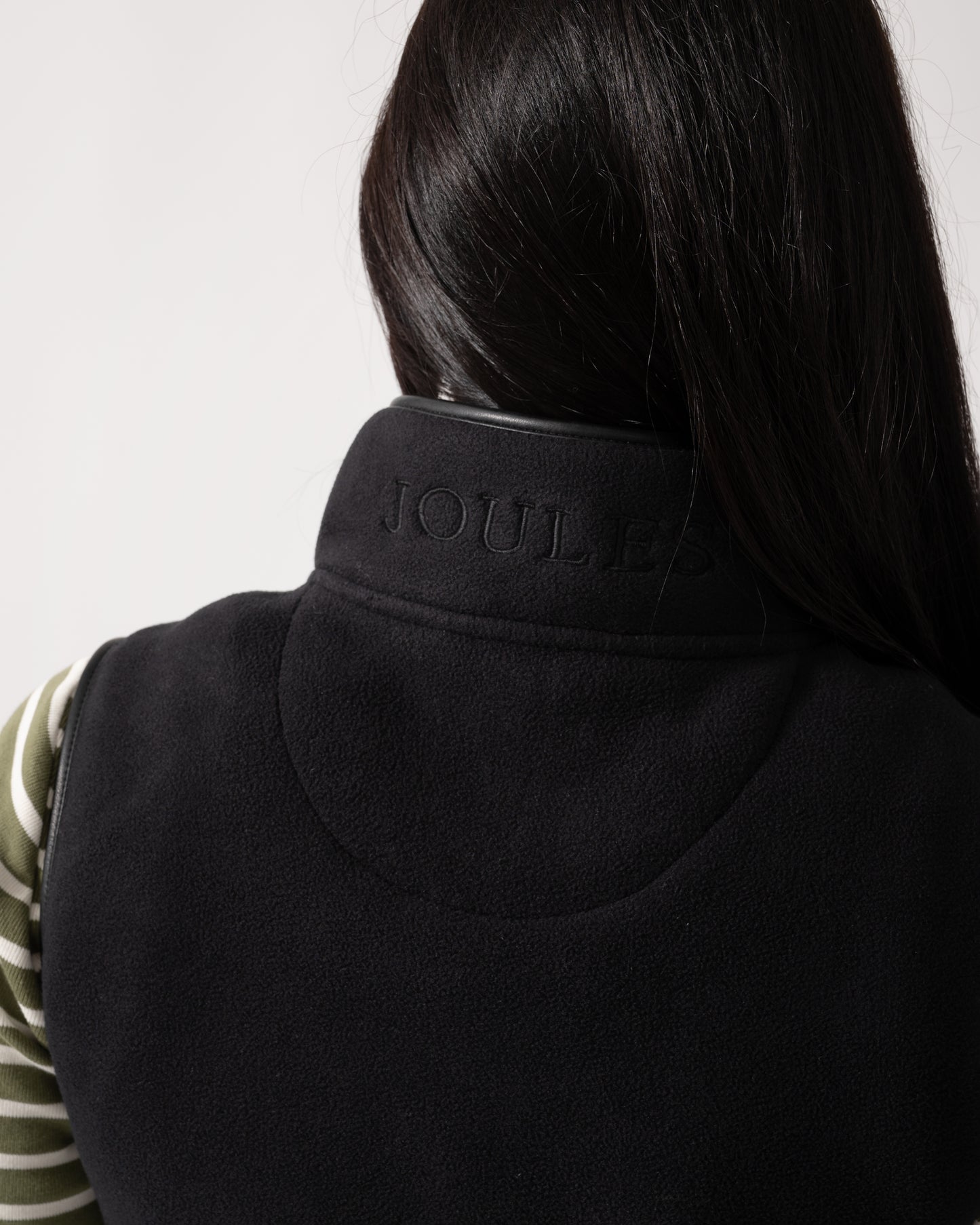 Joules Heritage Womens Fleece Gilet - Black