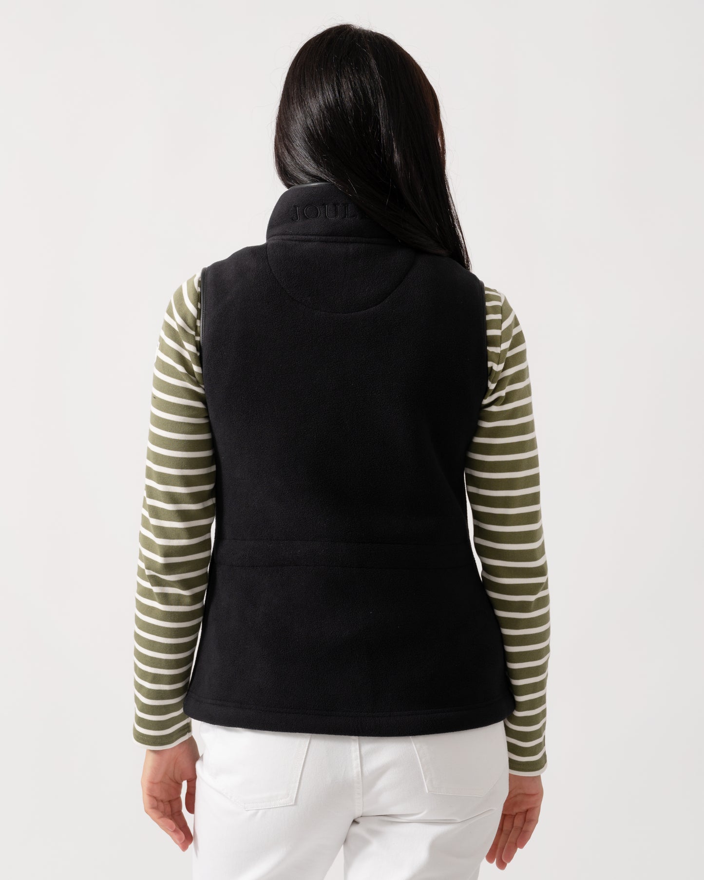 Joules Heritage Womens Fleece Gilet - Black