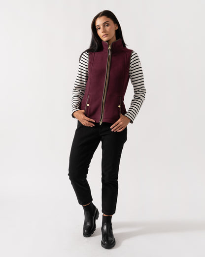 Joules Heritage Womens Gilet - Red