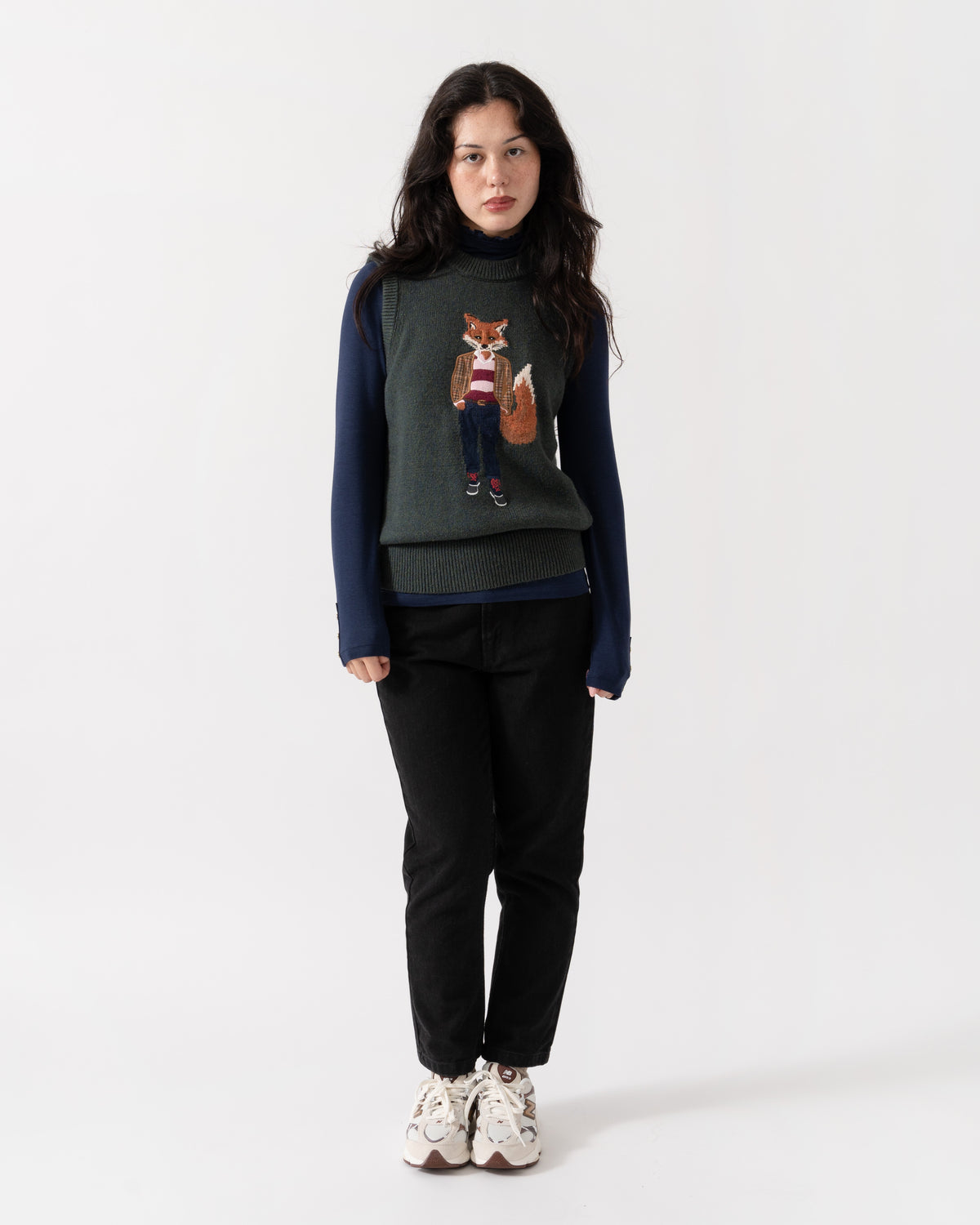 Model wearing Joules Jonty Womens Tank Top - Green