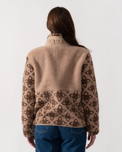 Joules Lottie Womens Jacket - Neutral Icon Print