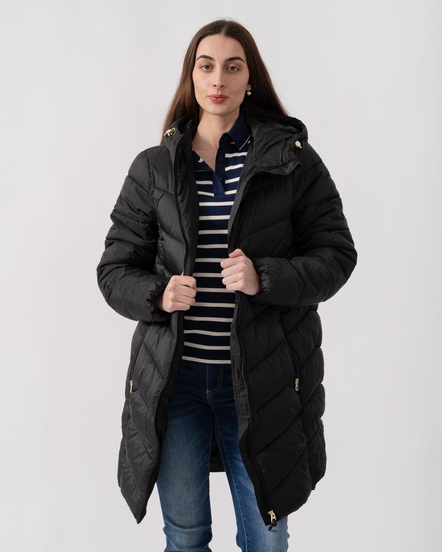 Joules Moorsdale Womens Parka - Black