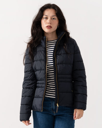 Undone jacket of Joules Paddock Womens Showerproof Padded Jacket - Navy