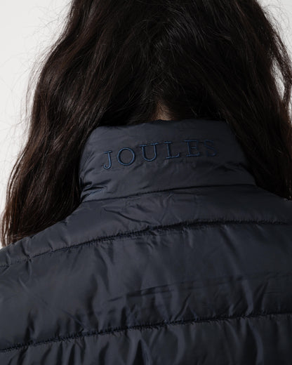 Joules Paddock Womens Showerproof Padded Jacket - Navy | CHO | Designer Padded Jackets