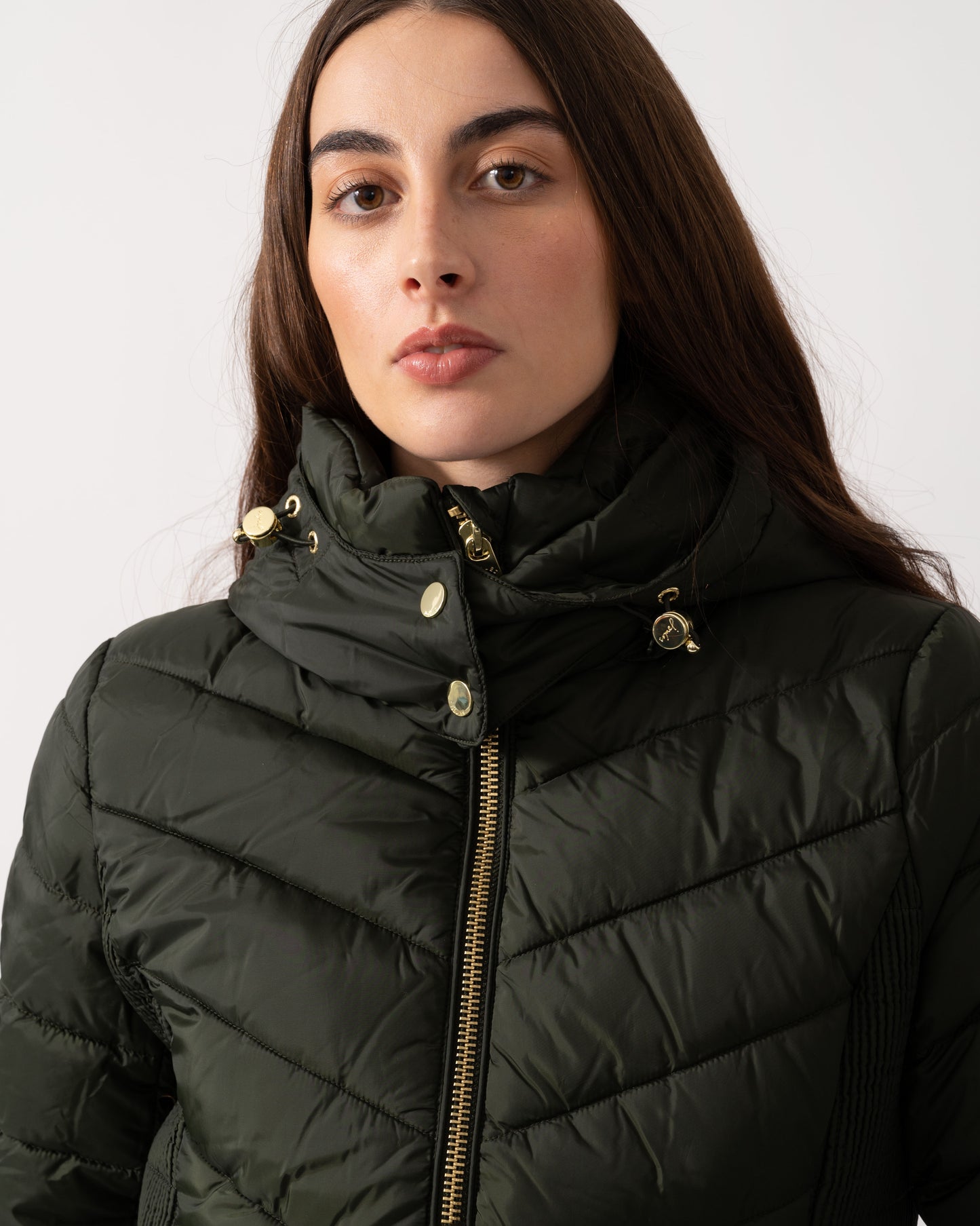 Joules Pembury Womens Coat - Khaki Green