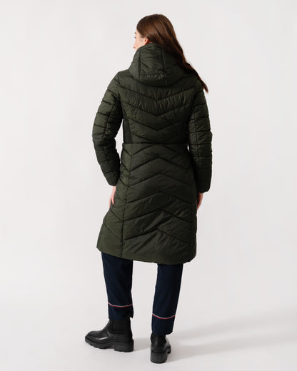 Joules Pembury Womens Coat - Khaki Green