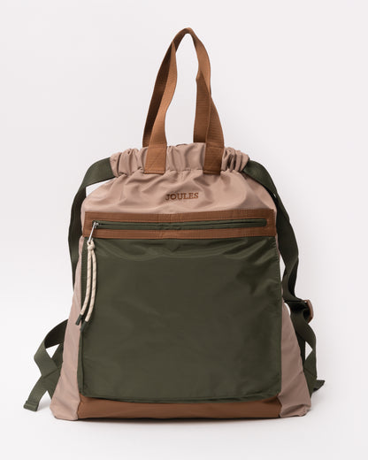 Joules Peplow Womens Backpack - Khaki Green