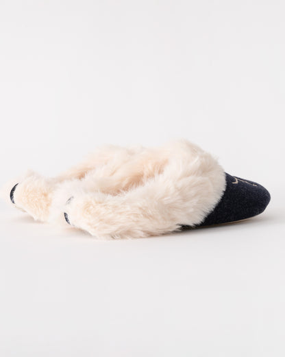Joules Slippet Womens Slippers - Navy