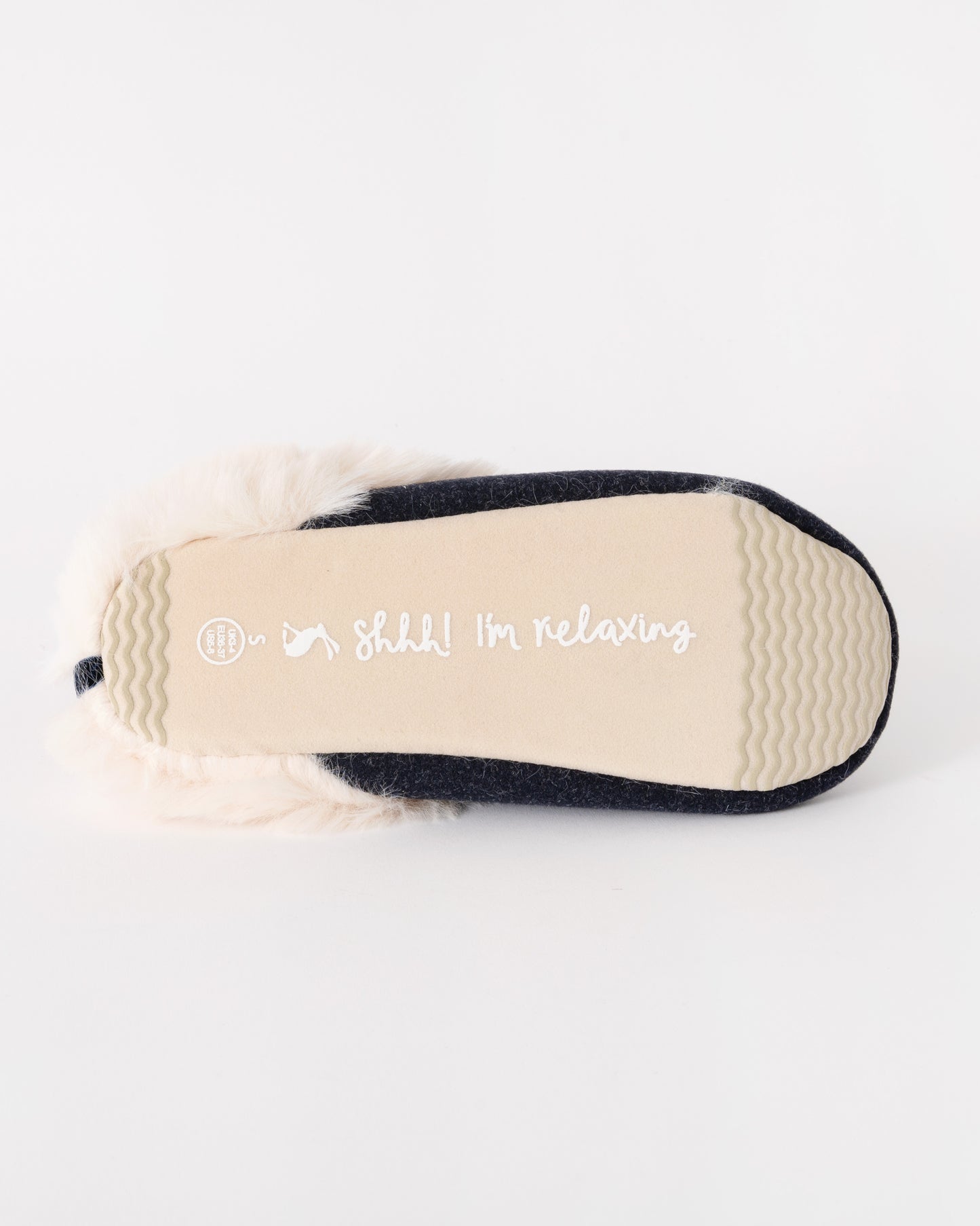 Joules Slippet Womens Slippers - Navy