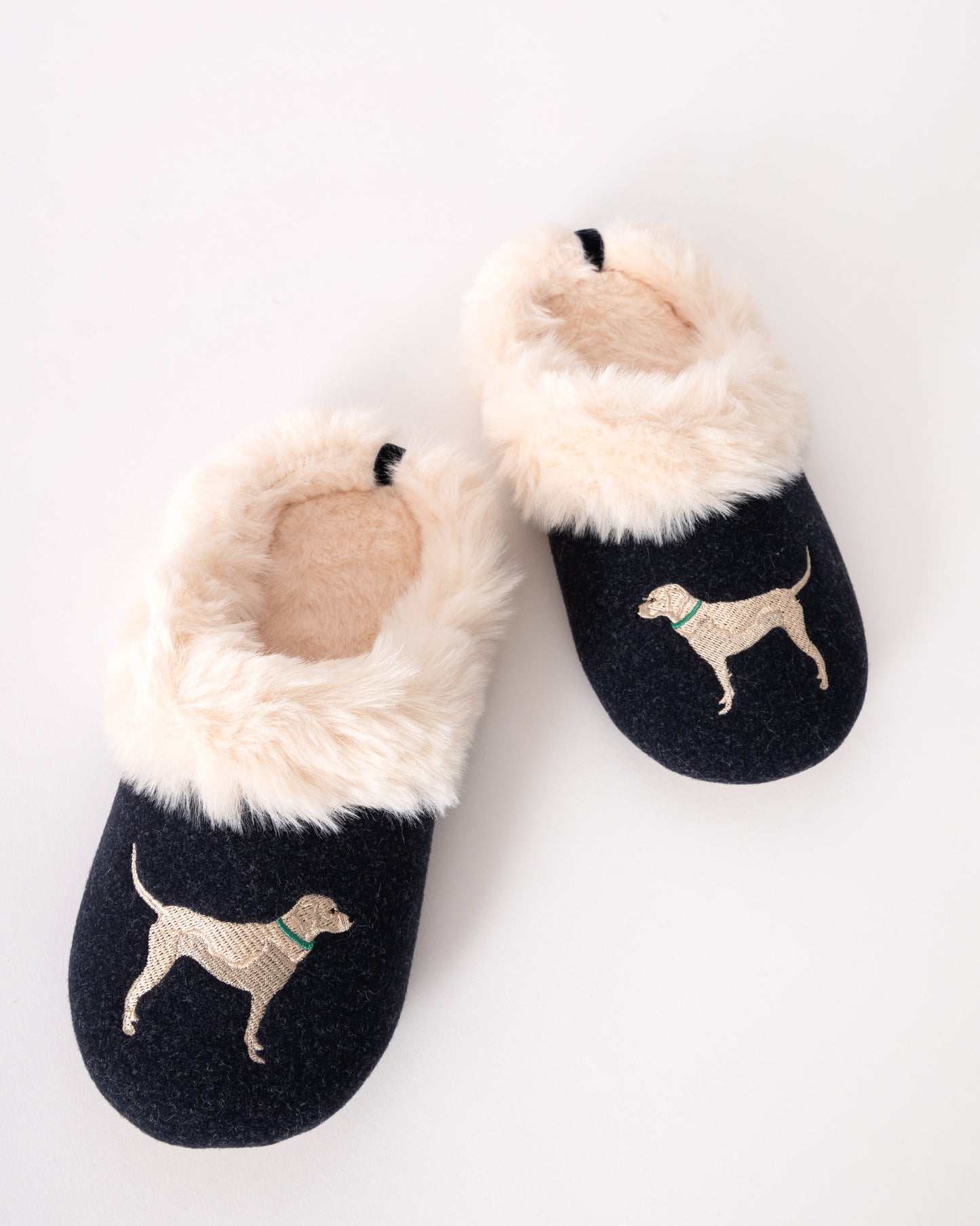 Joules Slippet Womens Slippers - Navy