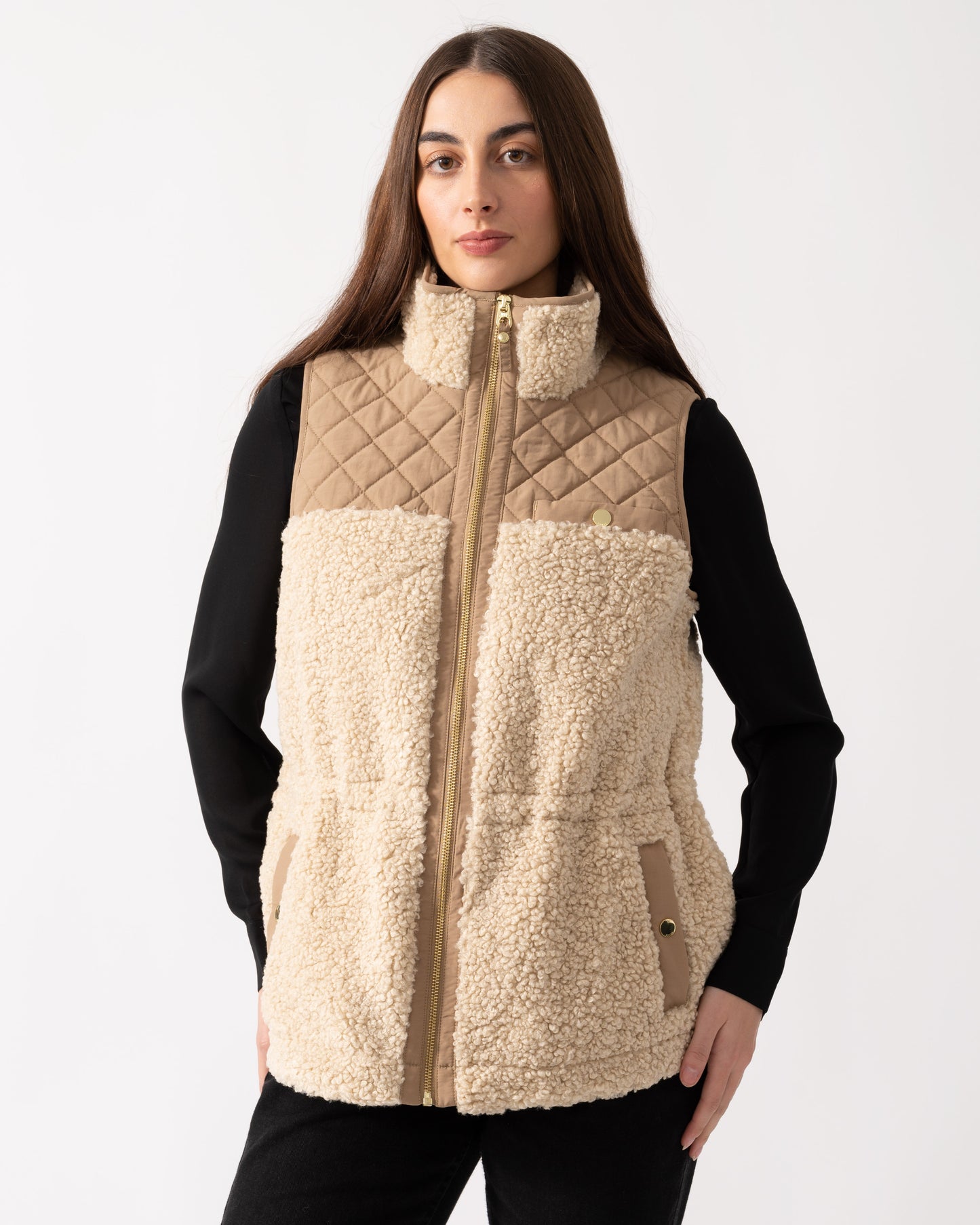 Joules Tadworth Womens Gilet - Cream