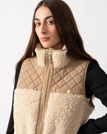 Joules Tadworth Womens Gilet - Cream
