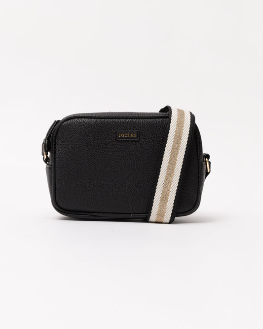 Joules Trent Womens Crossbody Bag - Black
