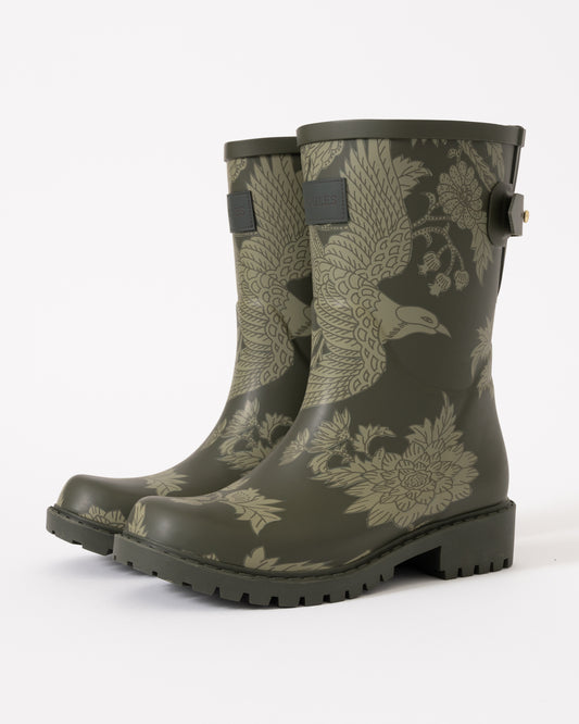 Joules Wistow Womens Wellies - Khaki Green