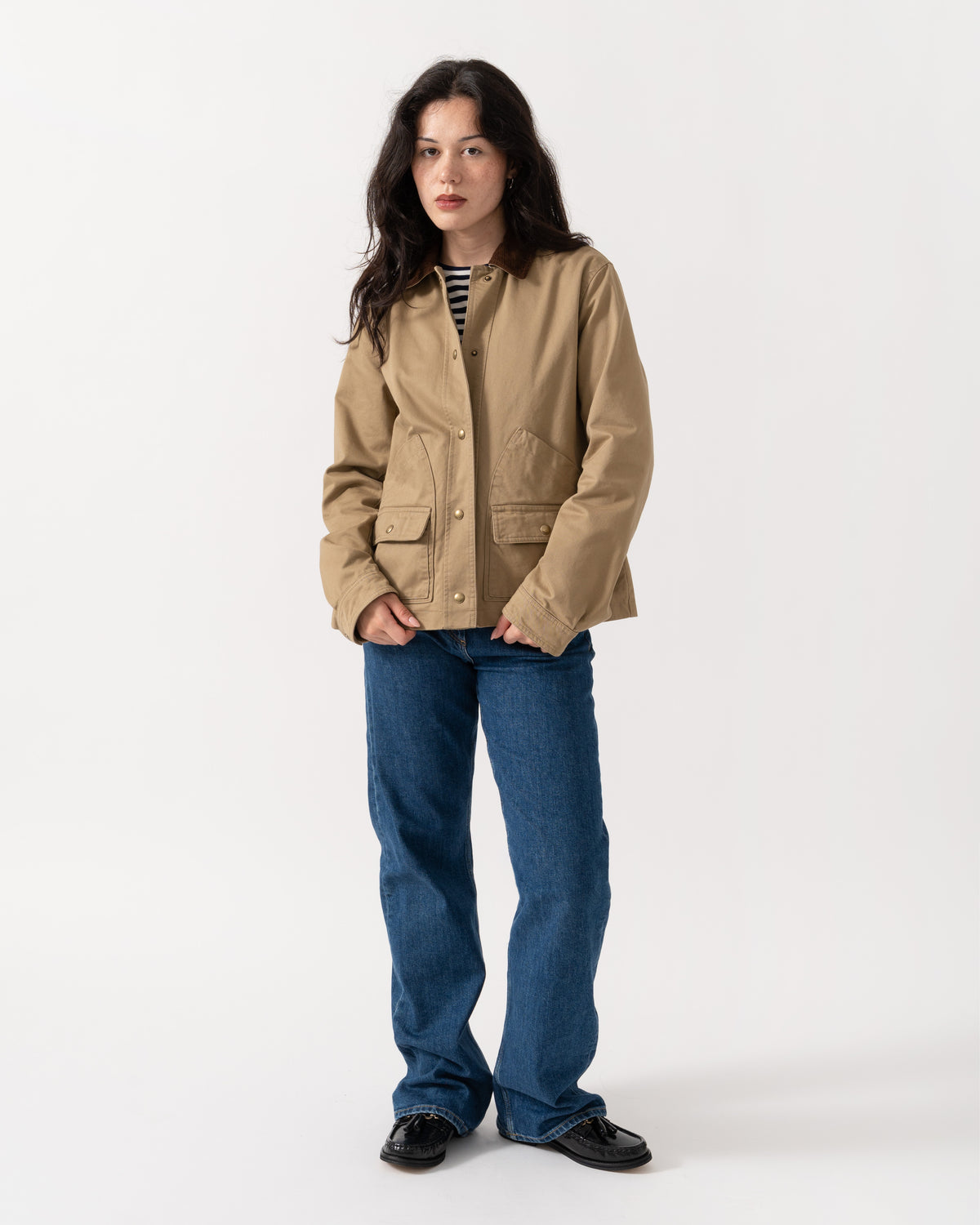 Outfit with the Joules Womens Barn Jacket - Tan Brown