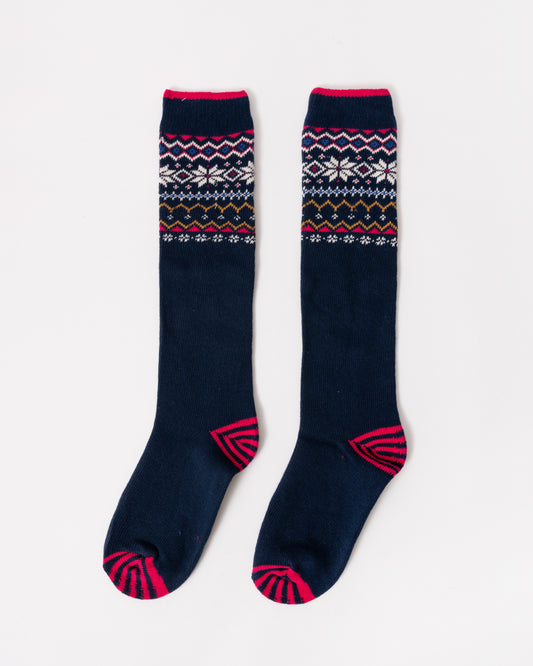 Joules Womens Wader Welly Sock - Navy