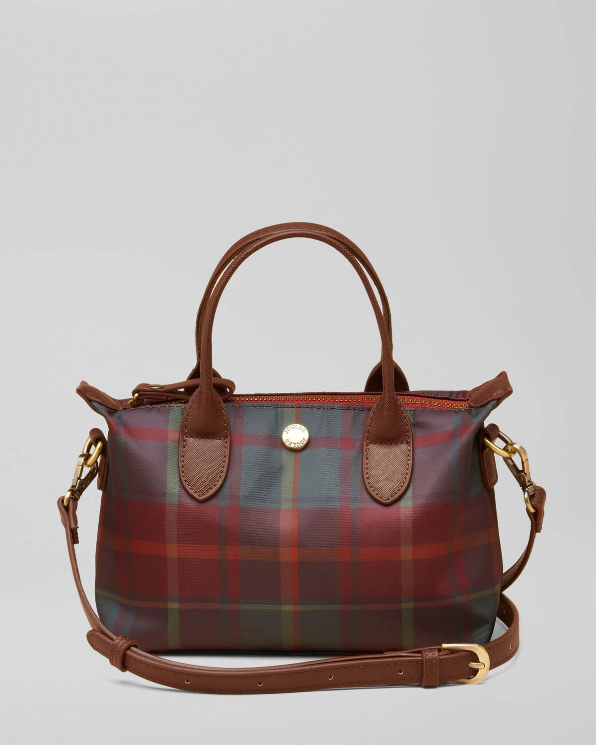 Joules Edie Small Womens Bag - Red Check