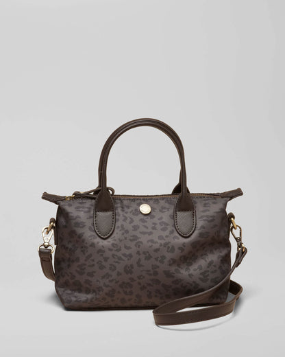 Joules Edie Small Womens Bag - Chocolate Leopard