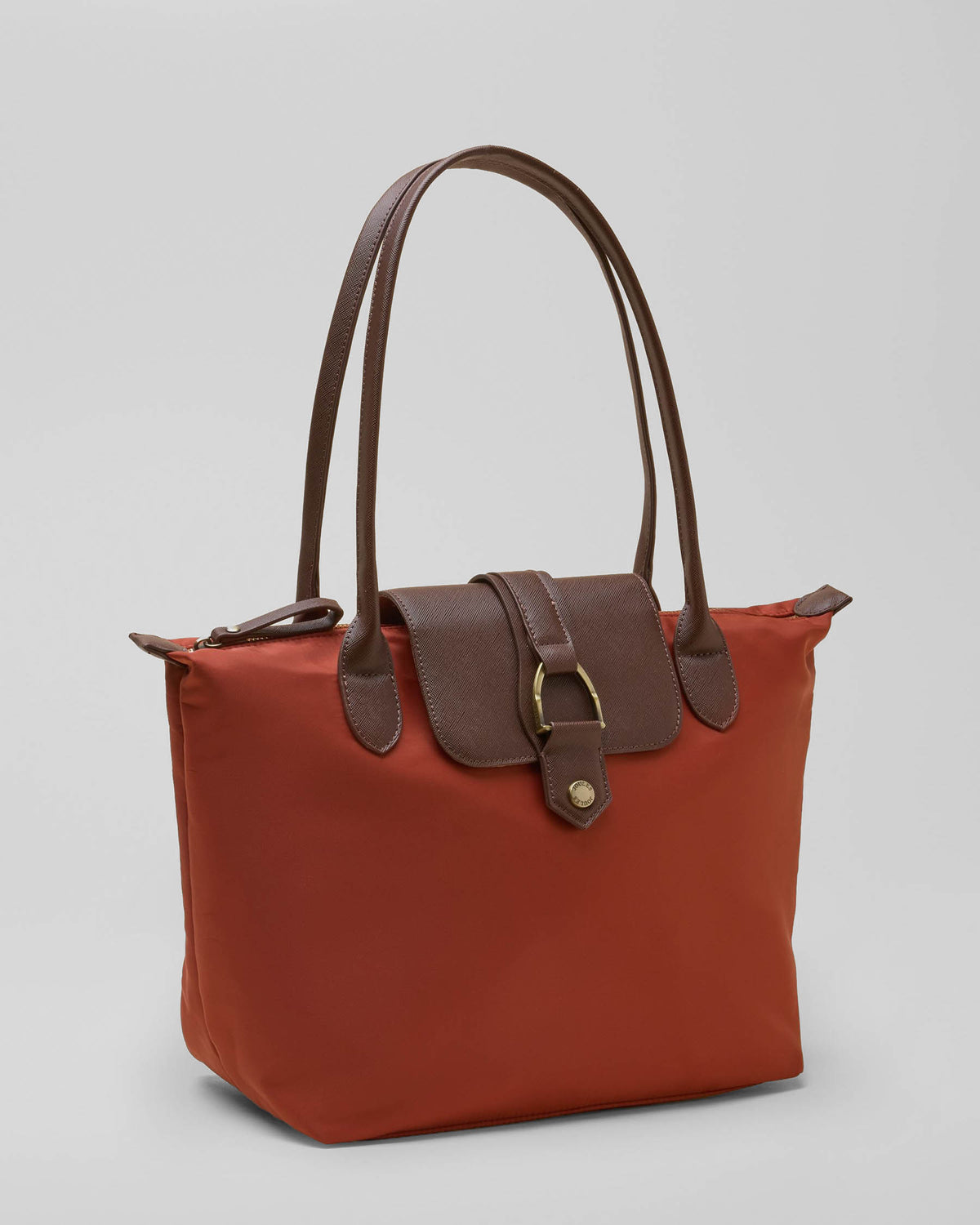 Joules Edie Womens Nylon Tote Bag - Rust