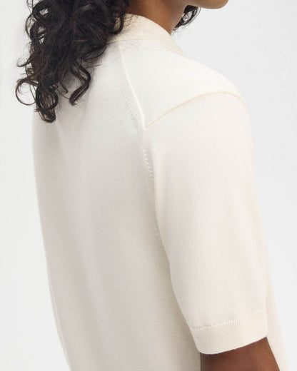 Fred Perry Mens Cotton Knitted Shirt - Ecru 560