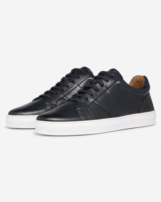 Oliver Sweeney Kendal Leather Mens Trainers - Navy