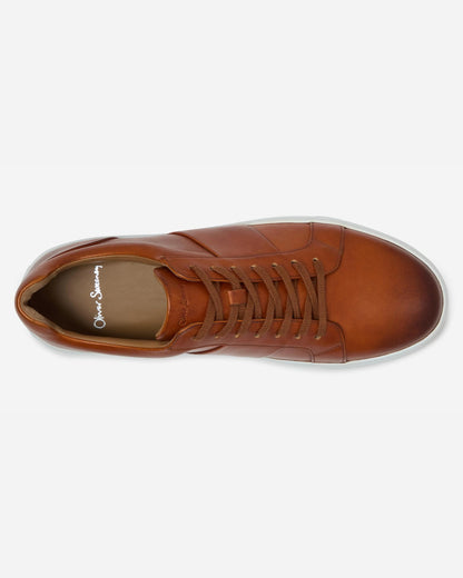 Oliver Sweeney Kendal Leather Mens Trainers - Tan | CHO | Designer Mens Trainers