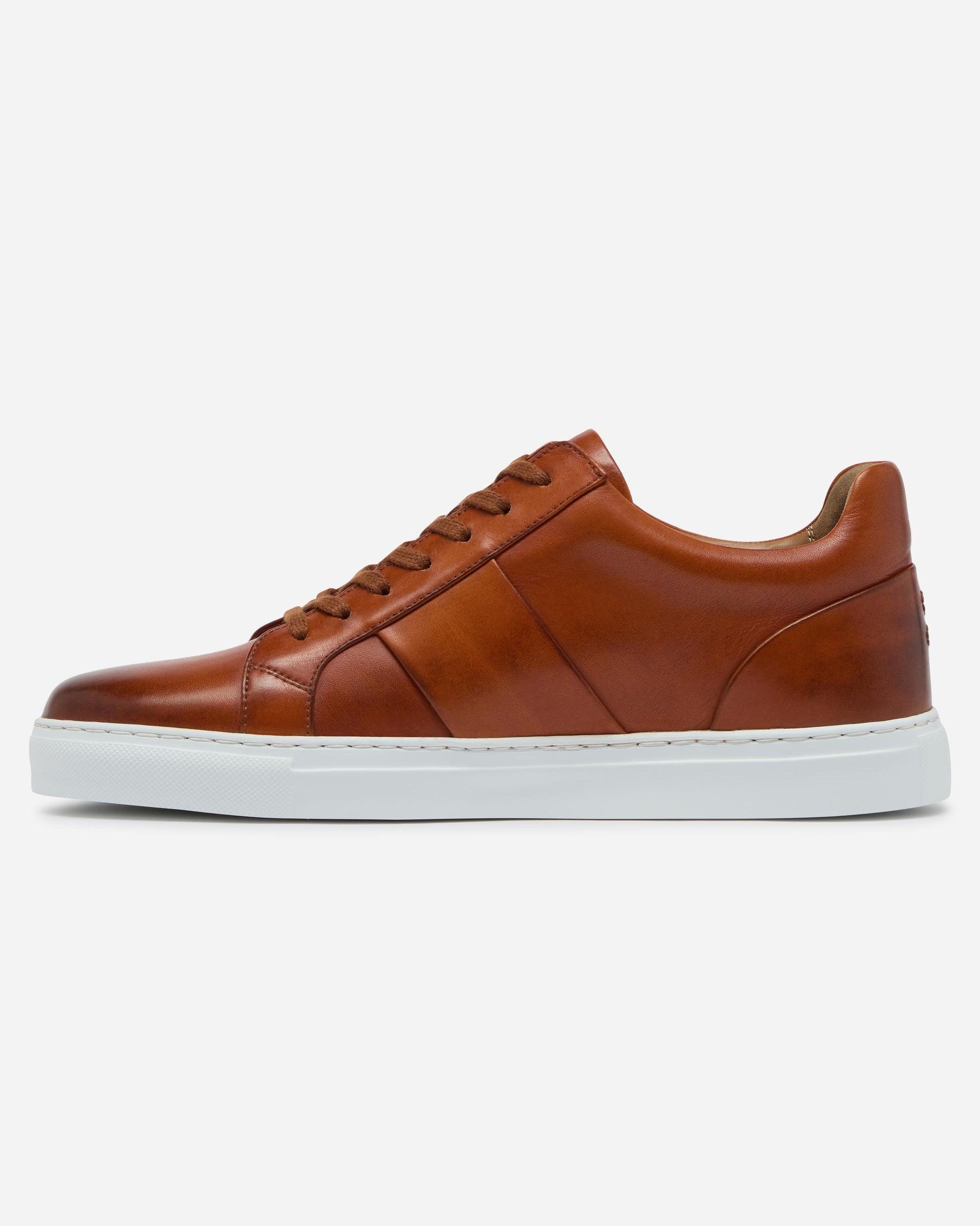 Oliver Sweeney Kendal Leather Mens Trainers - Tan | CHO | Designer Mens Trainers