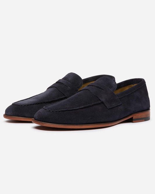Oliver Sweeney Keyworth Suede Mens Loafers - Navy