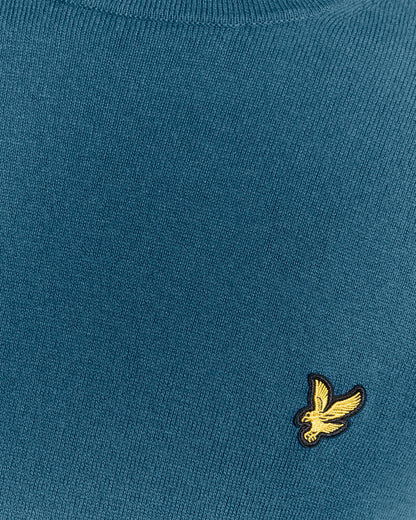 Lyle & Scott Cotton Merino Mens Crew Neck Jumper - X862 Deep Water