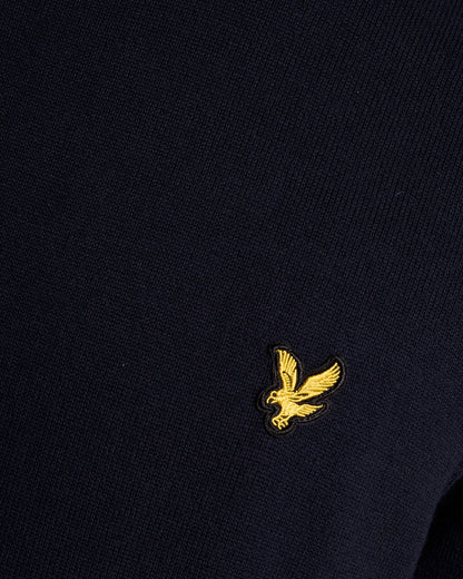 Lyle & Scott Cotton Crew Neck Mens Jumper - Z271 Dark Navy