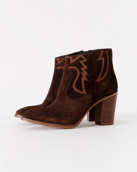 Kanna Adele Womens Suede Ankle Boots | CHO | Designer Womens Boots