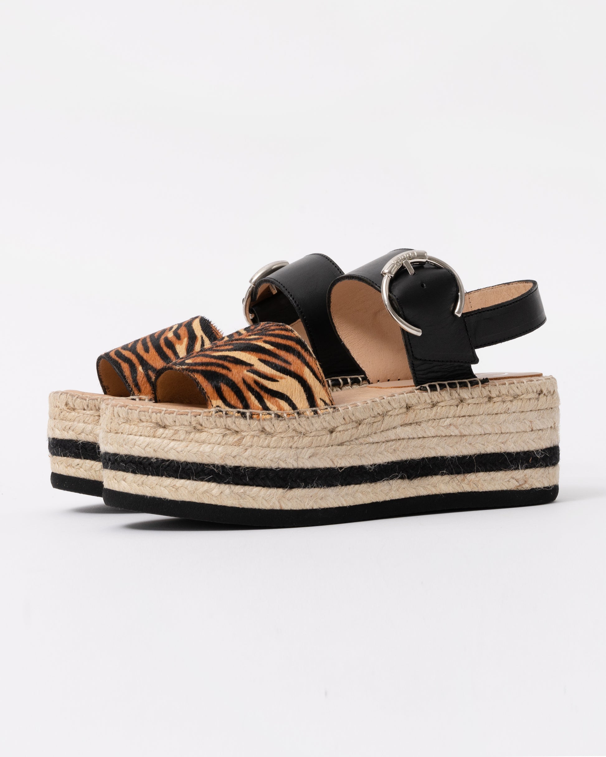 Kanna Pony Womens Flatform Sandals