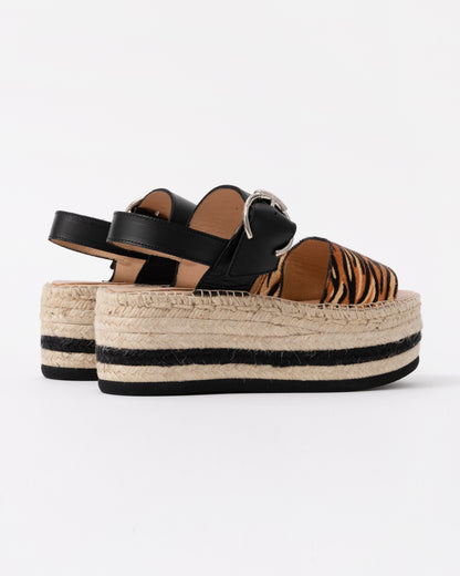 Kanna Pony Womens Flatform Sandals