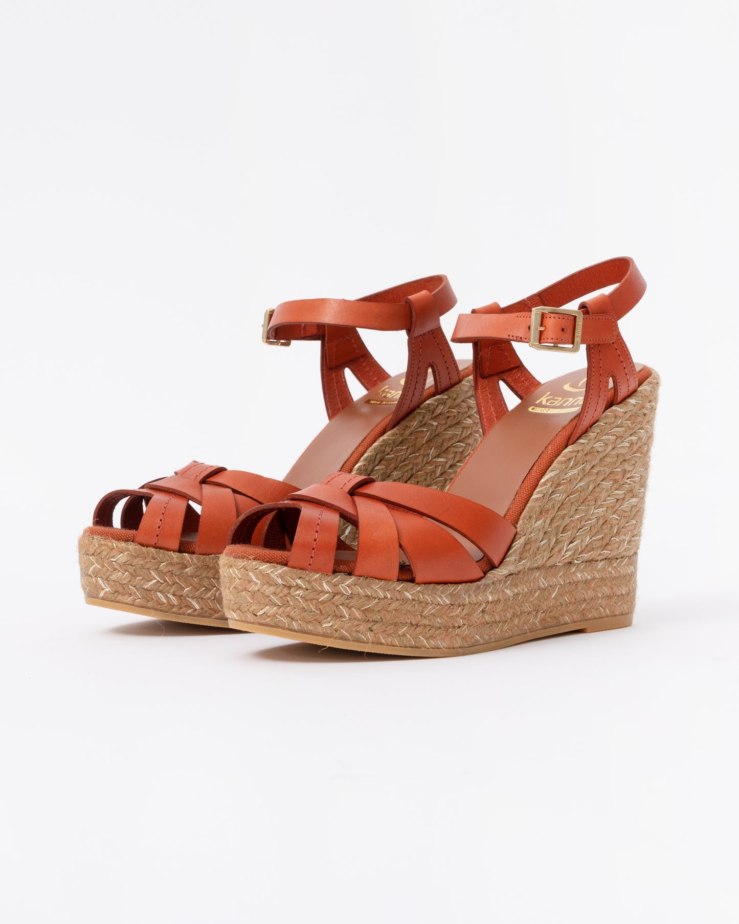 Kanna Sofia Lucido Womens Wedge Heel Espadrilles