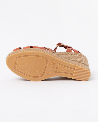 Kanna Sofia Lucido Womens Wedge Heel Espadrilles