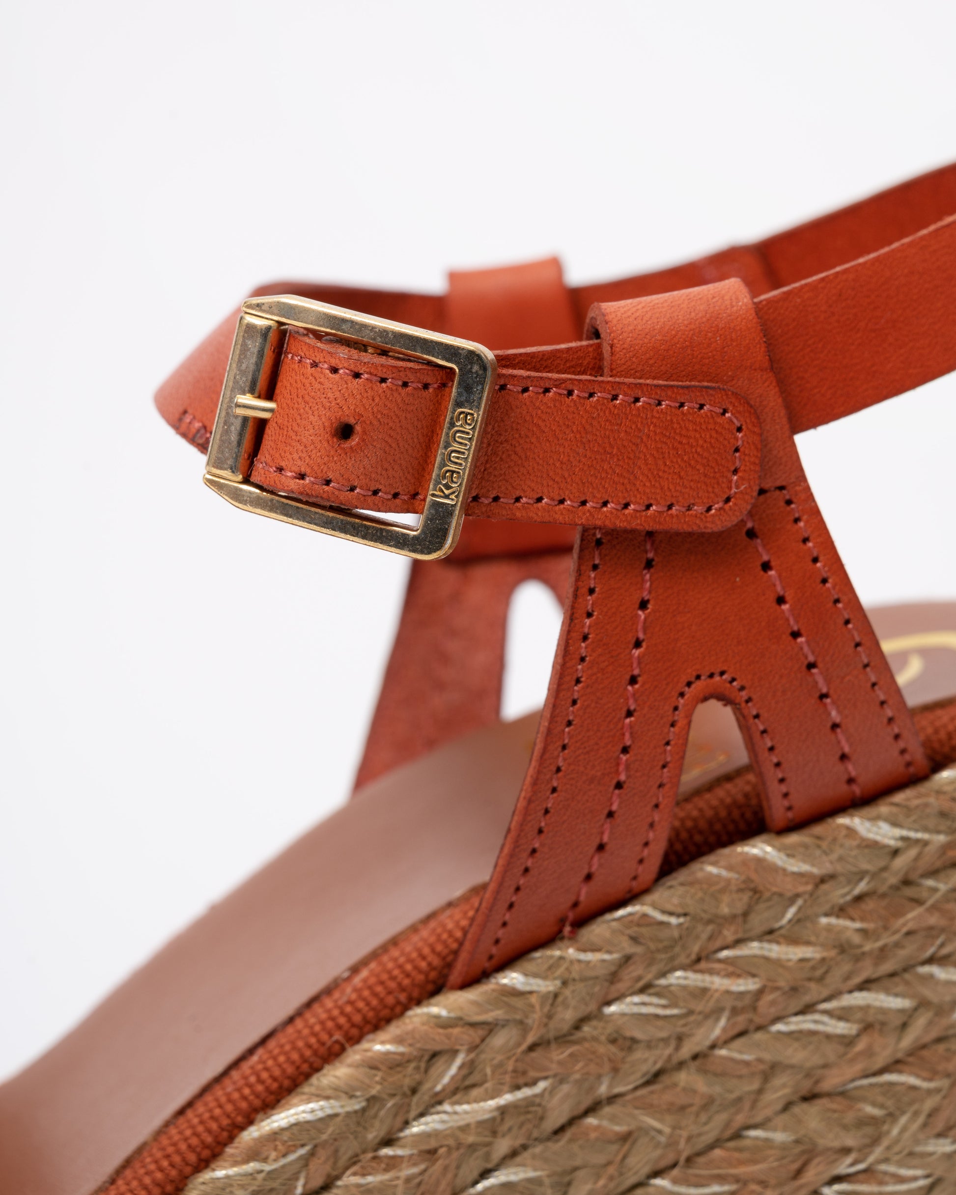 Kanna Sofia Lucido Womens Wedge Heel Espadrilles