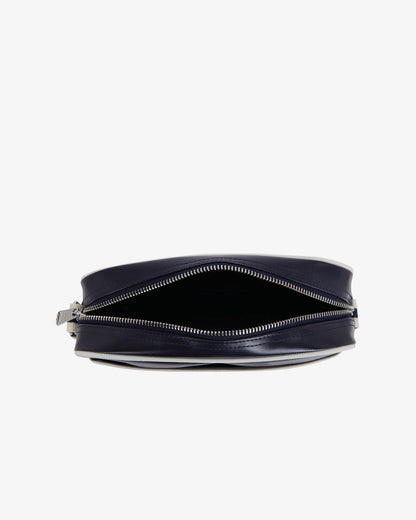 Fred Perry Classic Mini Shoulder Bag - Navy/Ecru 635 | CHO | Designer Unisex Shoulder Bags