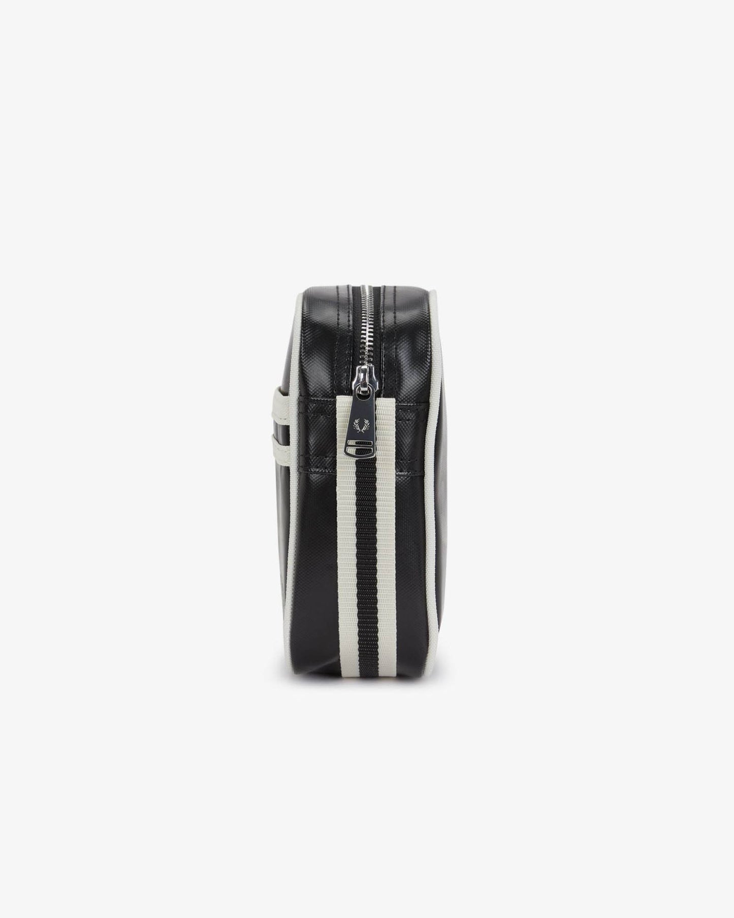 Fred Perry Classic Mini Shoulder Bag - Black/Ecru D57 | CHO | Designer Unisex Shoulder Bags